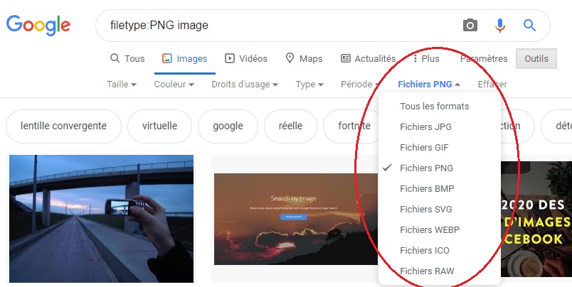 Astuces pour la recherche image sur Google